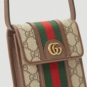 Authentic repurposed Gucci phone/card holder